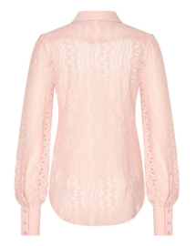 MI PIACE travelstof blouse kant peachskin MP202352