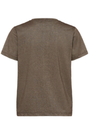 SAINT TROPEZ regular t-shirt chocolate brown - brown 30513828