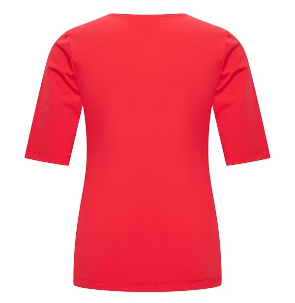 MI PIACE t-shirt square neck red MP202609