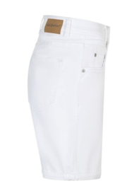 RED BUTTON relax short jog colour white & scarf SRB4930