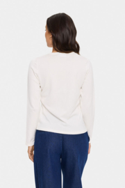 SAINT TROPEZ MilaSZ r-neck cardigan ice 30500005