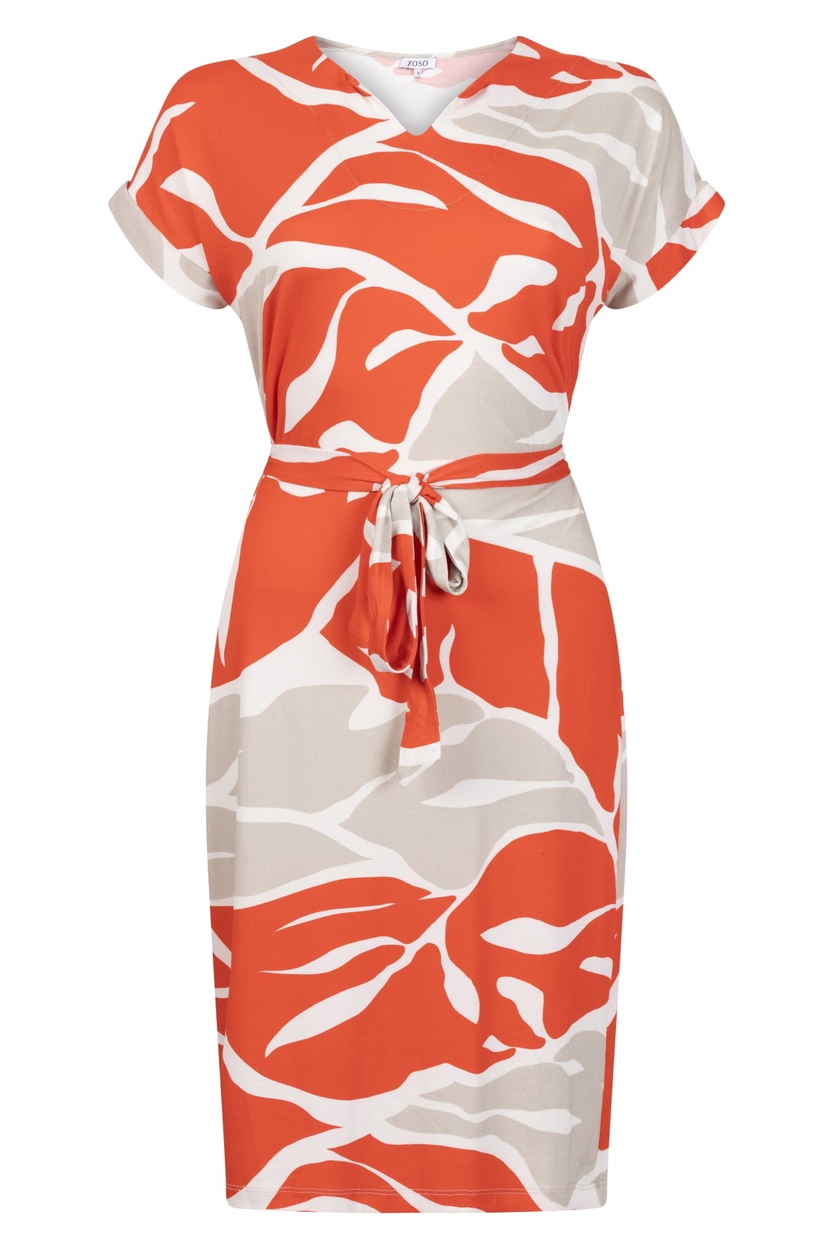 ZOSO traveljurk orange - sand 253Claire