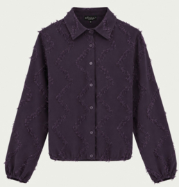 Elvira. blouse Madelief dark grape E5 26-038