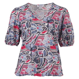 ENJOY blouson ballonmouw indigo 183494
