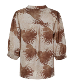 C&S The Label Shiba blouse offwhite-tiger eye 25ZQH05