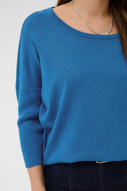 SAINT TROPEZ pullover campanula melange - blue 30500003