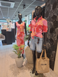 MI PIACE blouse pofmouw desert anemone print coral MP202270