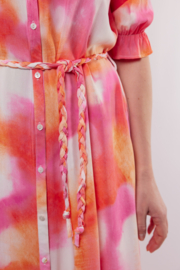 C&S The Label Amalfi dress super pink - color mix 25ZFXJ04