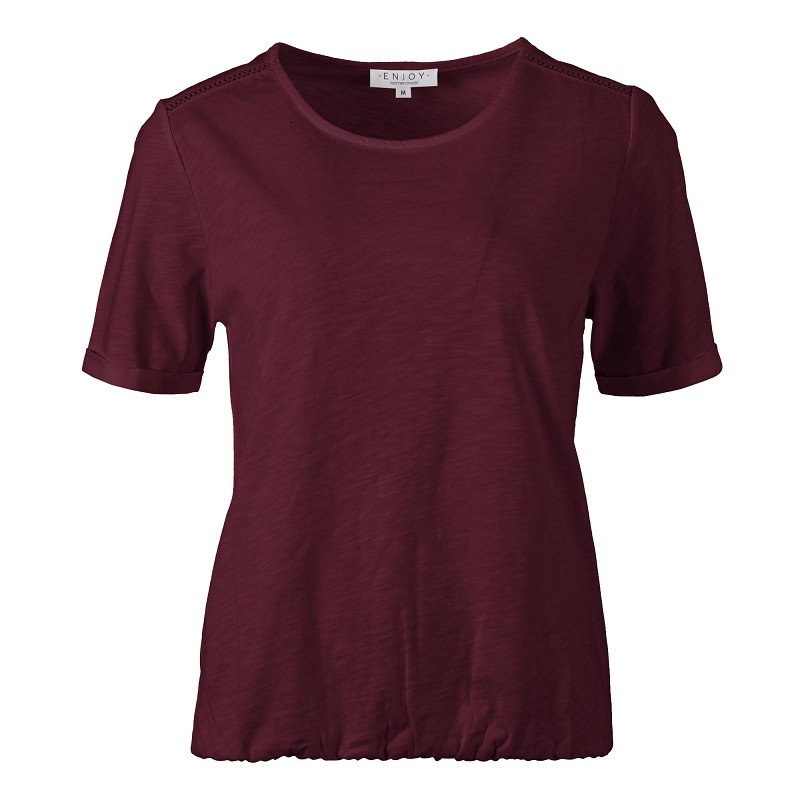 ENJOY blouson top slub port 183036