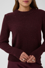 SAINT TROPEZ. NovaSZ LS Pullover winetasting melange-purple 30515567