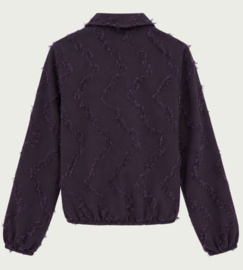 Elvira. blouse Madelief dark grape E5 26-038