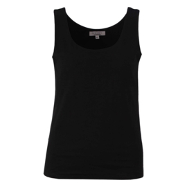 ENJOY singlet dubbel voorpand zwart 431310