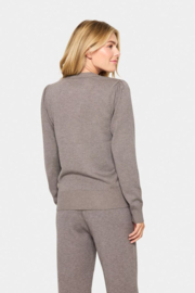 SAINT TROPEZ pullover iron melange
