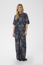 SAINT TROPEZ StephanieSZ blouse nightsky paisley mosaic - blue 30515280