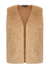 MI PIACE fur gilet sand MP202902/1