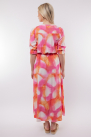 C&S The Label Amalfi dress super pink - color mix 25ZFXJ04