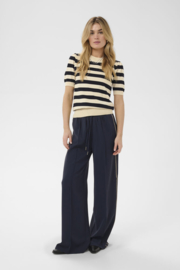 SAINT TROPEZ pullover nightsky birch block stripe - blue 30513931