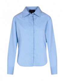 Elvira blouse Pien blue stripe E1 25-025