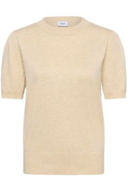 SAINT TROPEZ MilaSZ SS Pullover brown rice melange 30511788