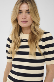 SAINT TROPEZ pullover nightsky birch block stripe - blue 30513931