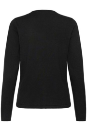 SAINT TROPEZ MilaSZ R-Neck Cardigan black 30500005