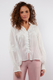 C&S The Label Nancay blouse offwhite 25ZXC10