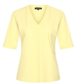 MI PIACE t-shirt v-hals lemon yellow MP202271