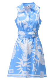 K-Design mouwloze jurk met design C356L