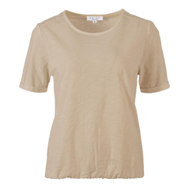 ENJOY blouson top slub zand 183036