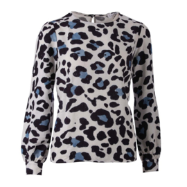 ENJOY SALEREK blouse ronde hals allover print jeans 472196