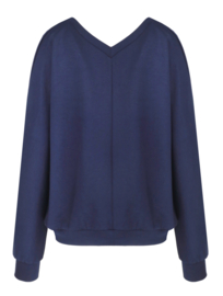 C&S The Label Thalia sweater midnight blue 25NZC06