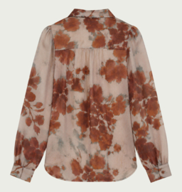 Elvira blouse. Angela blue frost blossom E5 26-005