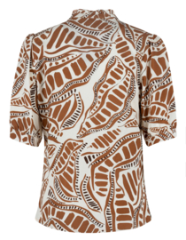 Elvira blouse  cacao E2 25-006