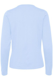 SAINT TROPEZ MilaSZ R-Neck Cardigan pullover chambray blue 30500005