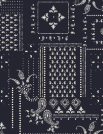 SAINT TROPEZ StephanieSZ blouse nightsky paisley mosaic - blue 30515280