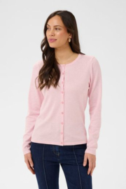 SAINT TROPEZ r-neck cardigan ballerina melange 30500005