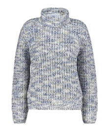 RED BUTTON Cocoon multi sweater blue SRB4741