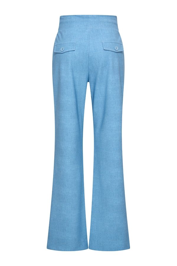 MI PIACE trouser straight 089 bonded denim print MP202631DMPT