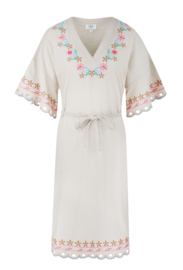 C&S The Label Almada dress sand 25ZFBC09