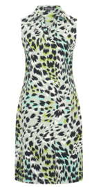 MI PIACE mouwloze polojurk lilypad faded camouflage print MP202443