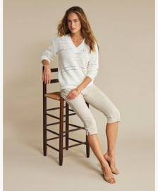 RED BUTTON luchtige trui Fay ajour offwhite SRB4553