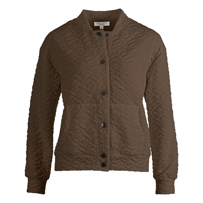 ENJOY jasje structuur taupe 183333