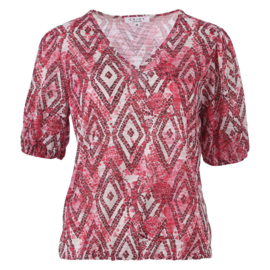 ENJOY blouson korte ballon devore alloverprint 183615