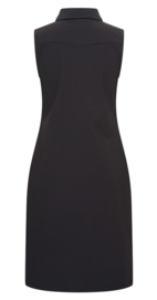 MI PIACE mouwloze polojurk black MP202443