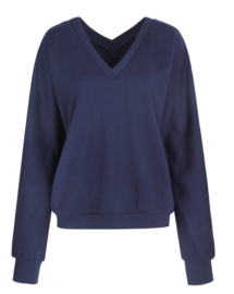 C&S The Label Thalia sweater midnight blue 25NZC06