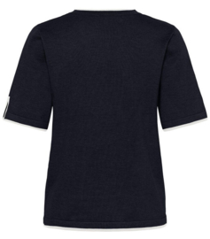 SAINT TROPEZ pullover nightsky ice contrast - blue 30514647