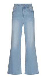 RED BUTTON Brielle flare denim light blue LENGTH33 SRB4846