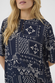 SAINT TROPEZ StephanieSZ blouse nightsky paisley mosaic - blue 30515280