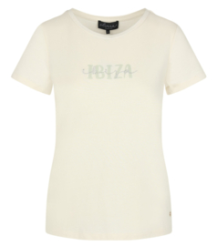 Elvira t-shirt Ibiza ecru E3 25-005