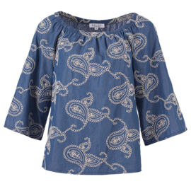 ENJOY blouse paisley borduur jeans 502925